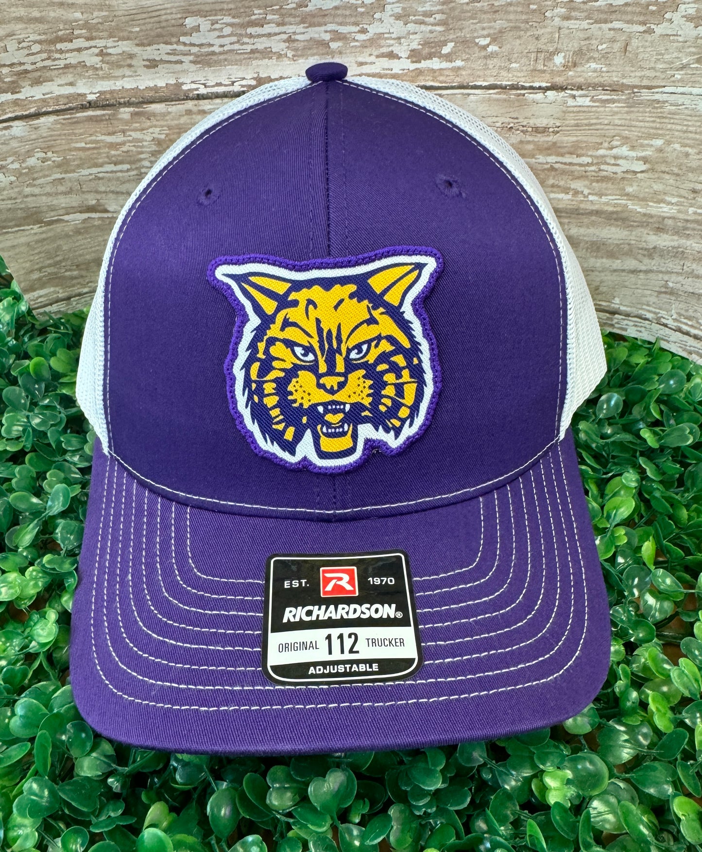 Purple Cap with Wildcat Logo