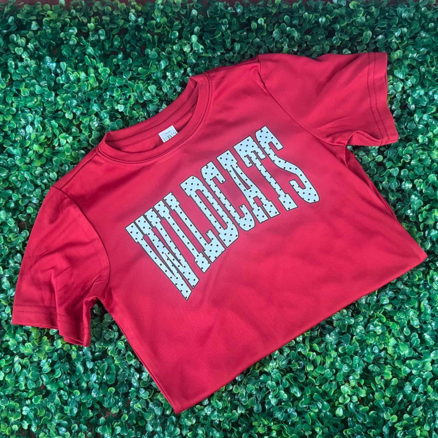 Polka Dot on Red Tee