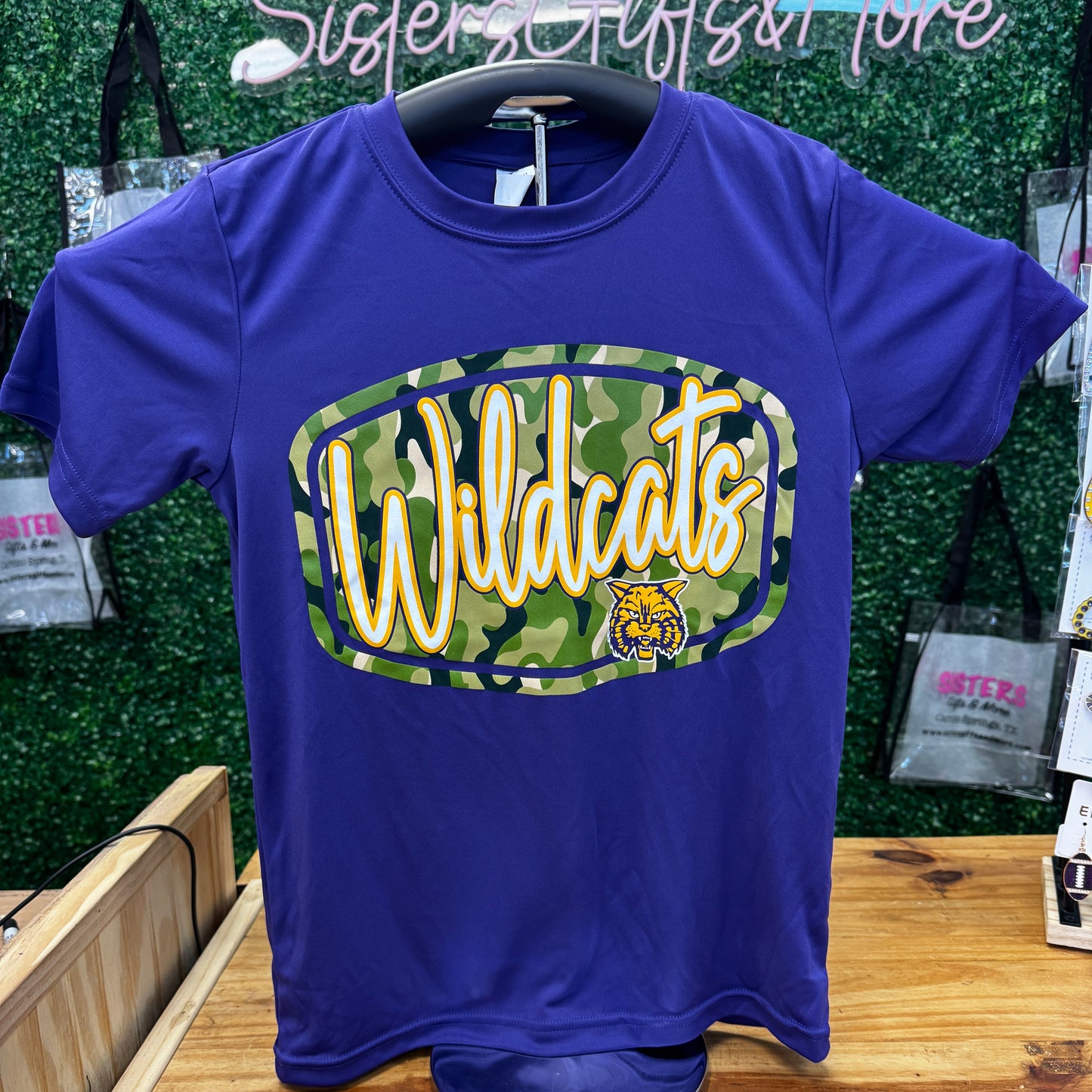 Camo Wildcats Tee