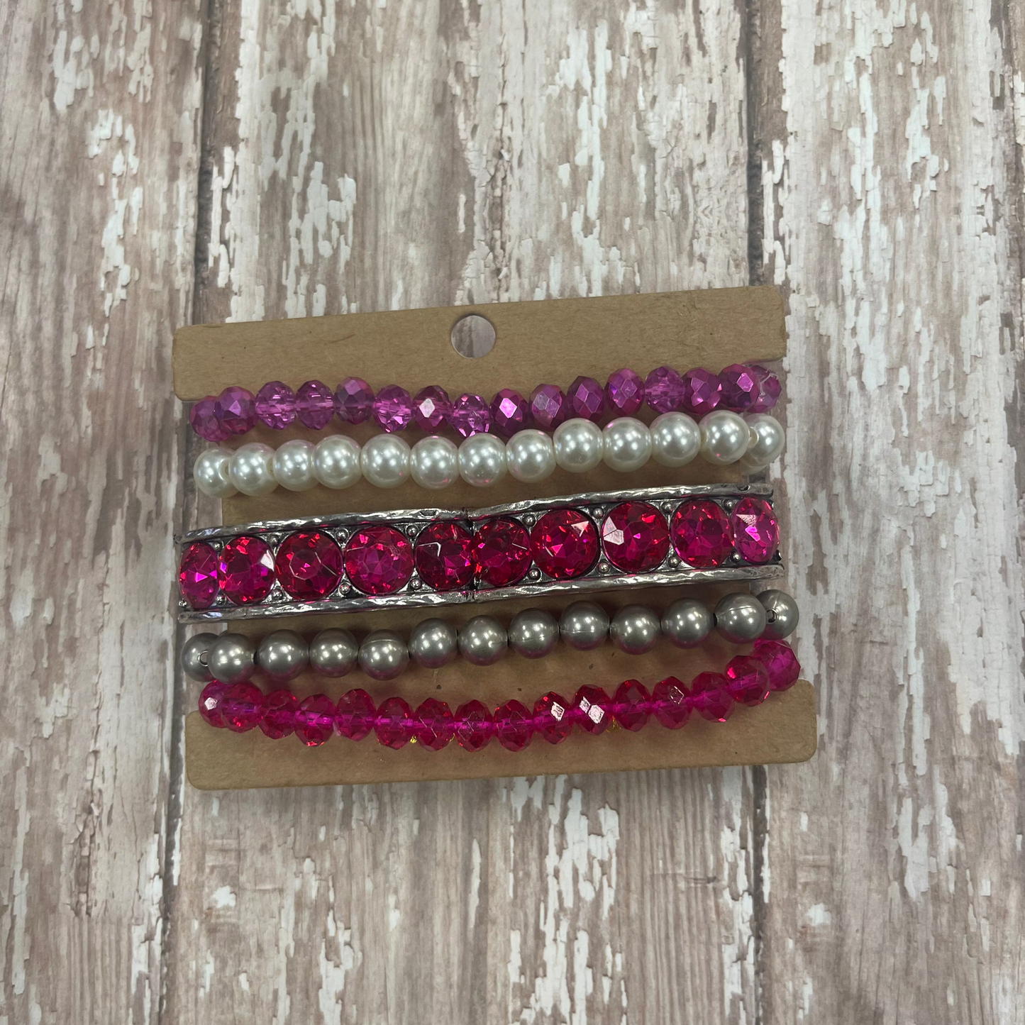 Pink Stackable Bracelet