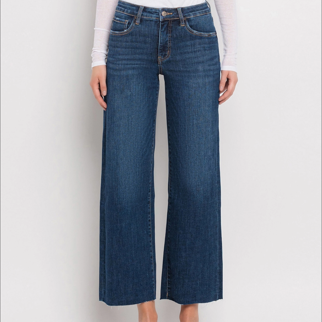 Lovervet Mid Rise Wide Leg Jeans