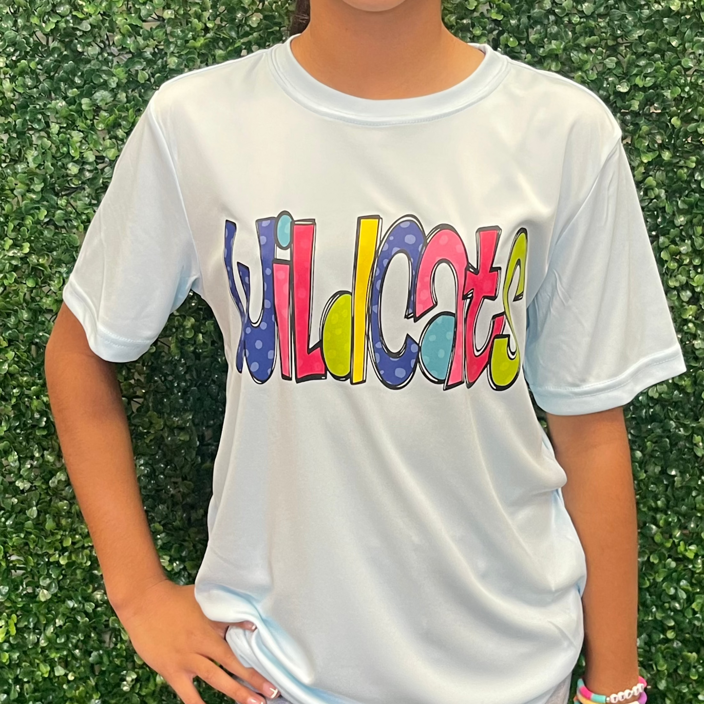 Adult Colorful Wildcats Tee