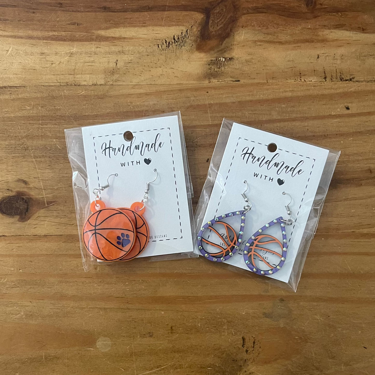 Basketball Earrings