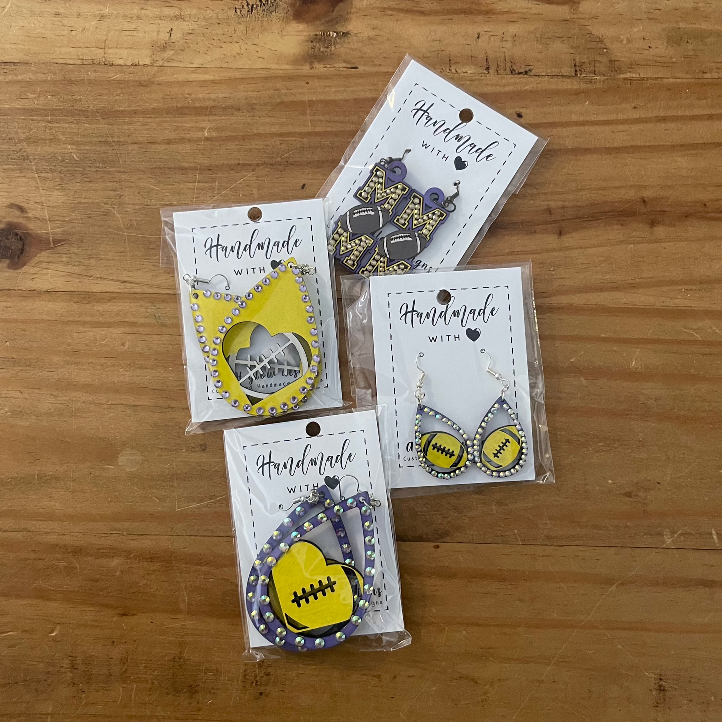 Football Earrings