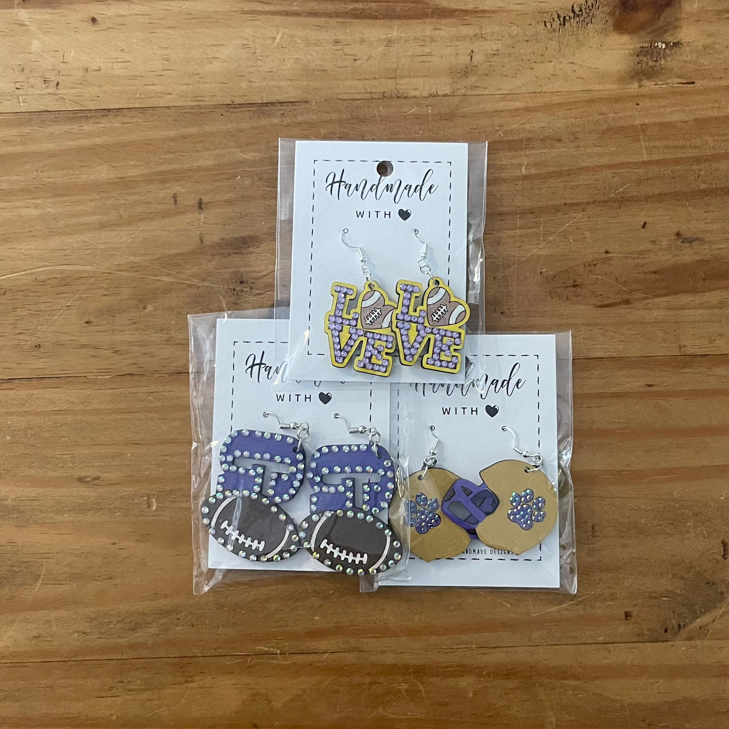 Football Earrings