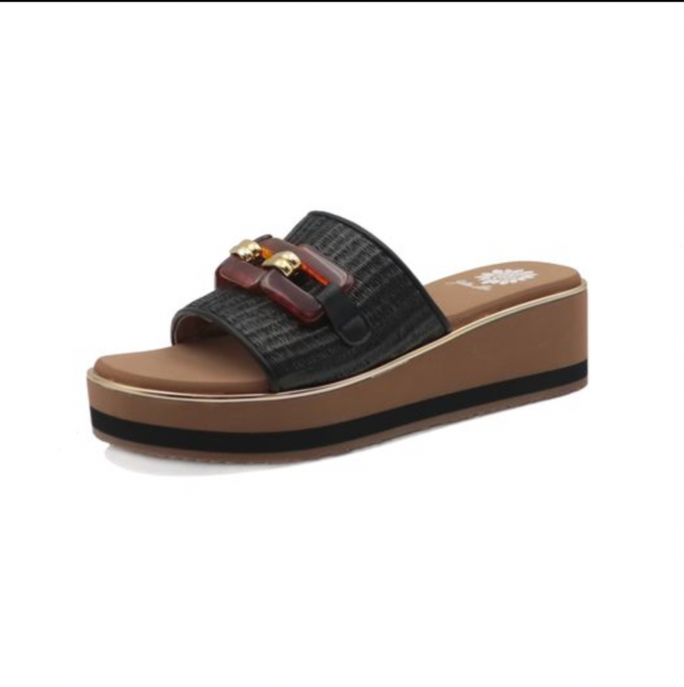 Yellowbox Gabina Black Sandals