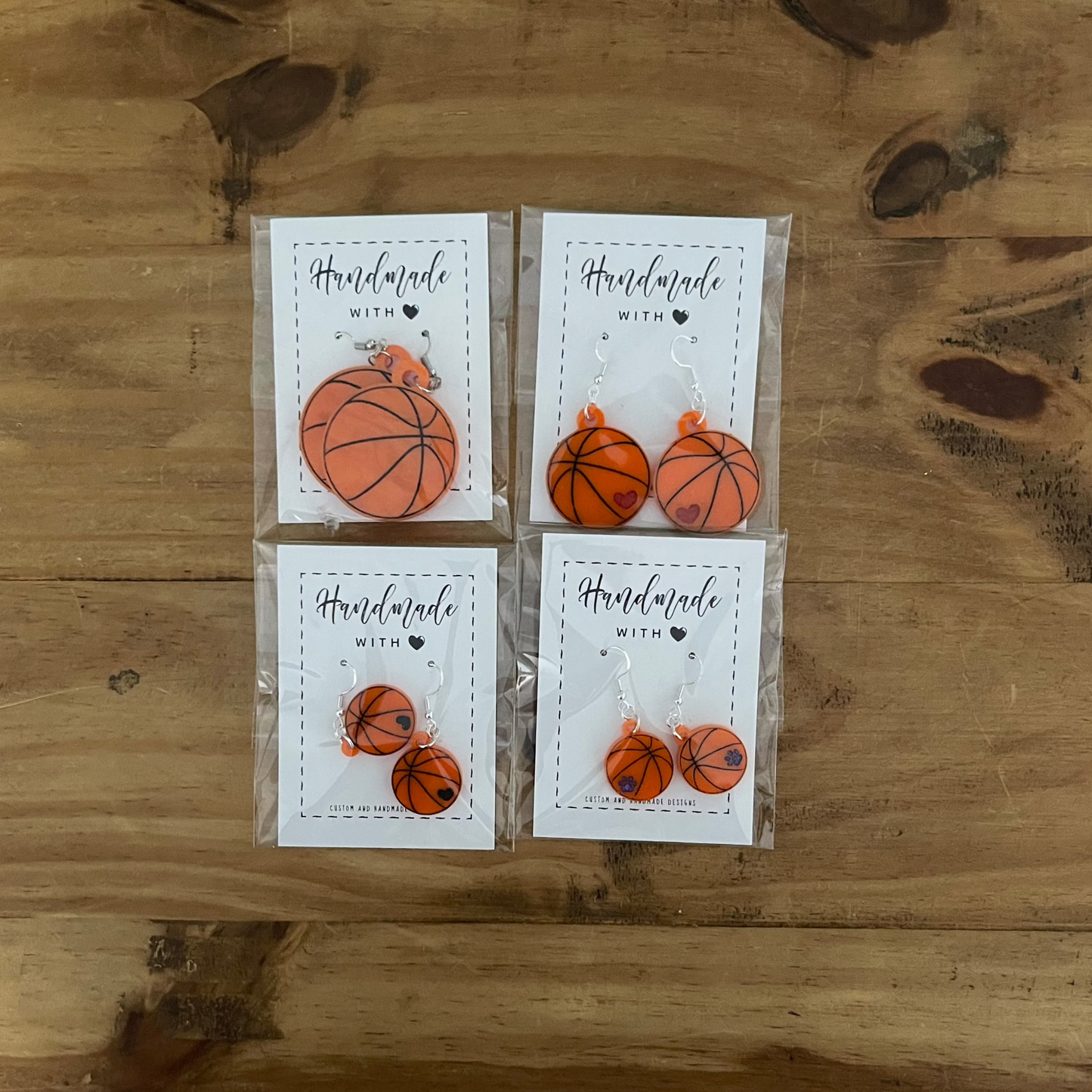 Basketball Earrings