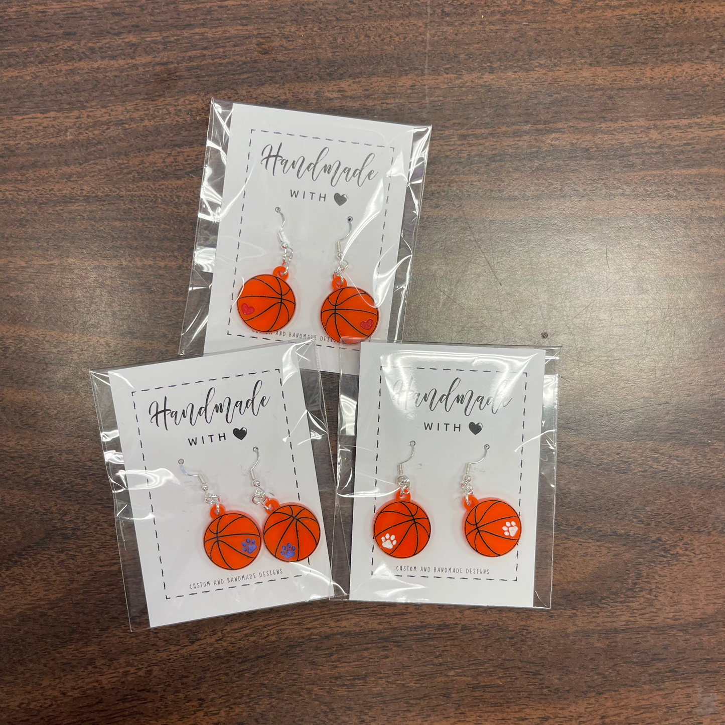 Basketball Earrings