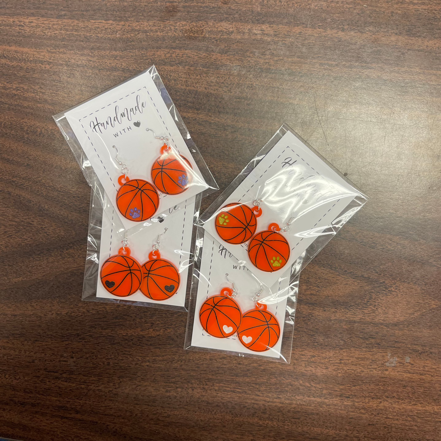 Basketball Earrings