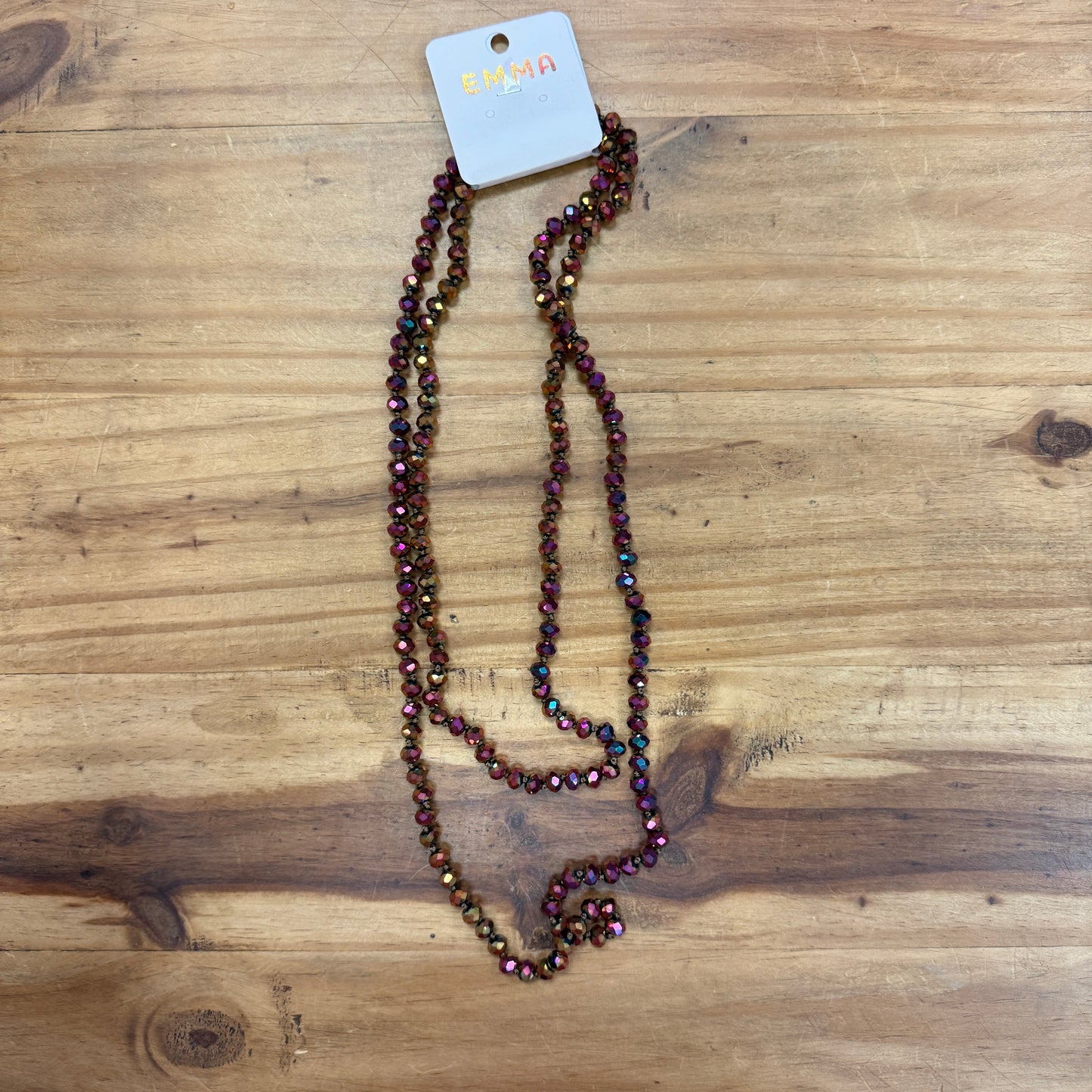 60" Beaded Necklace