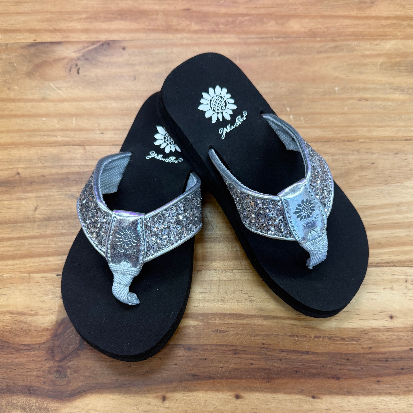 Yellowbox Girl's Sandals-Silver Glitter