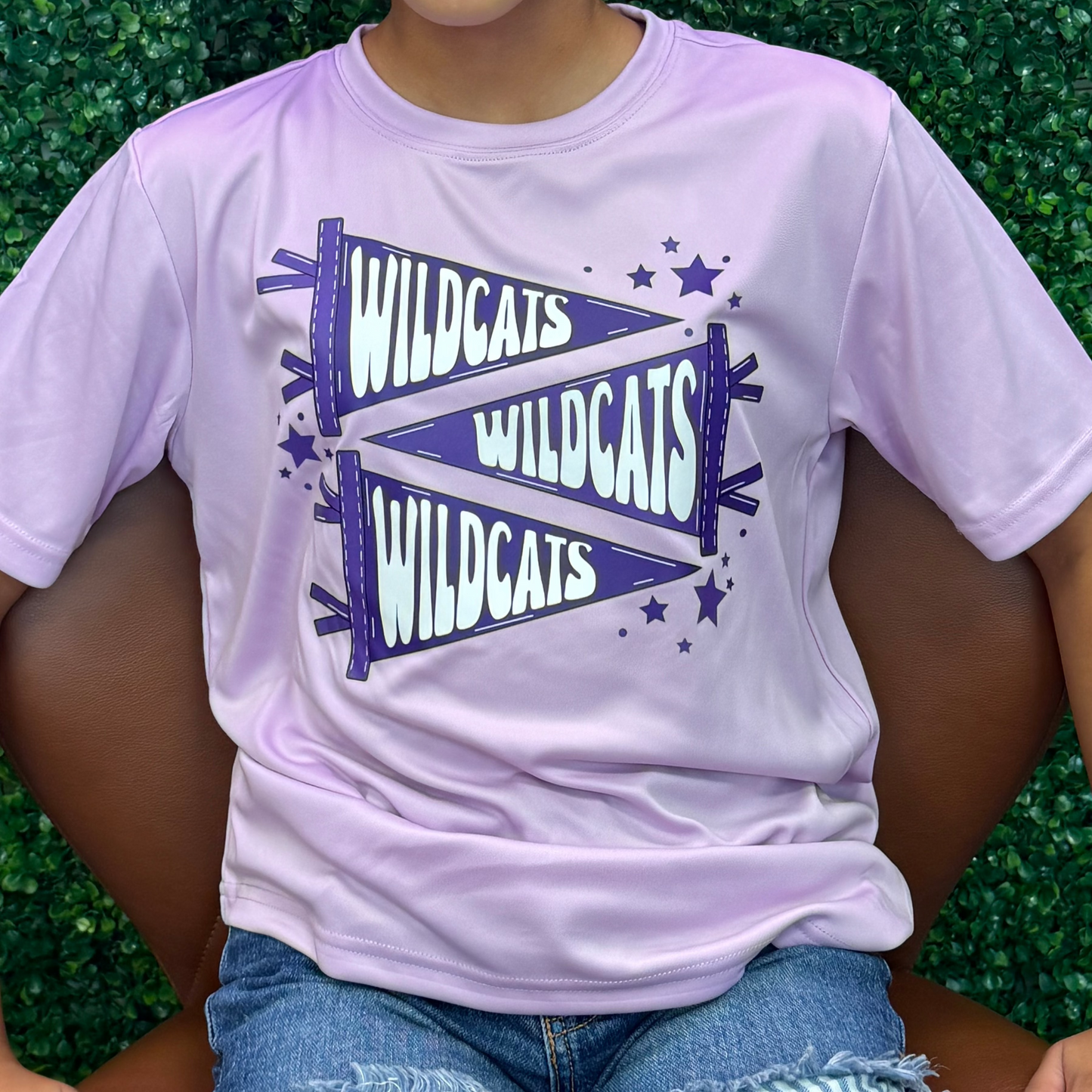 Youth Wildcat Pennant Tee