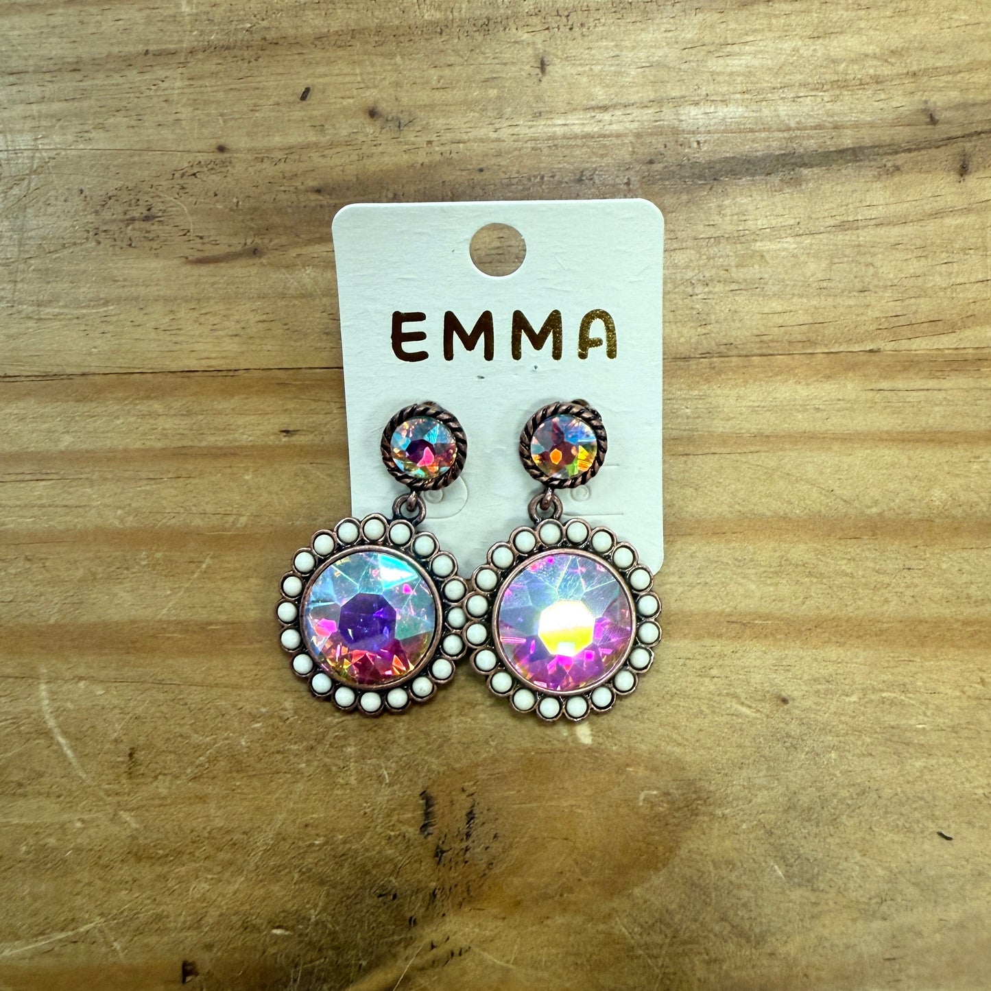 Squash Blossom Round Earrings
