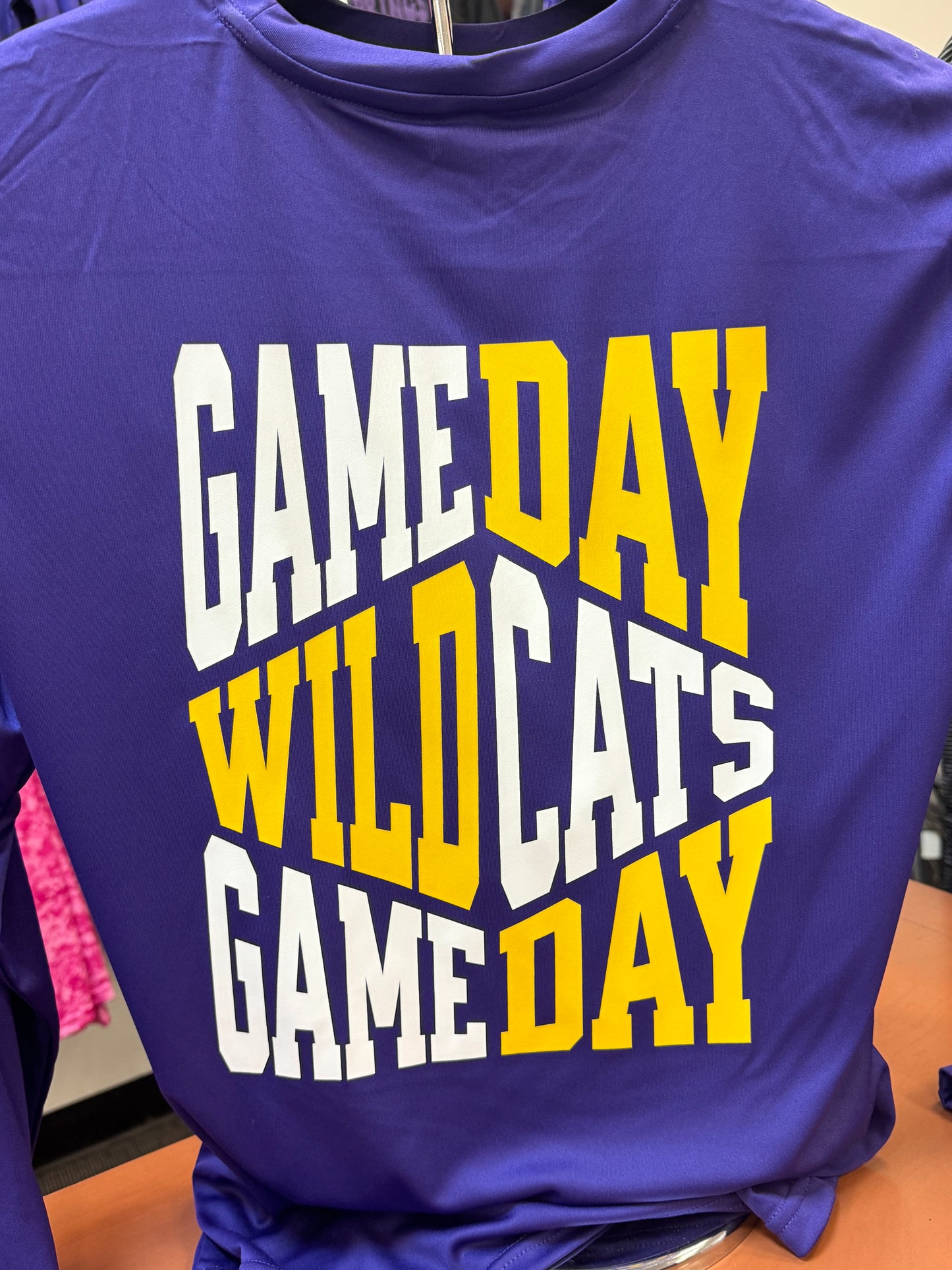 Long Sleeve Diamond Wildcats Tee