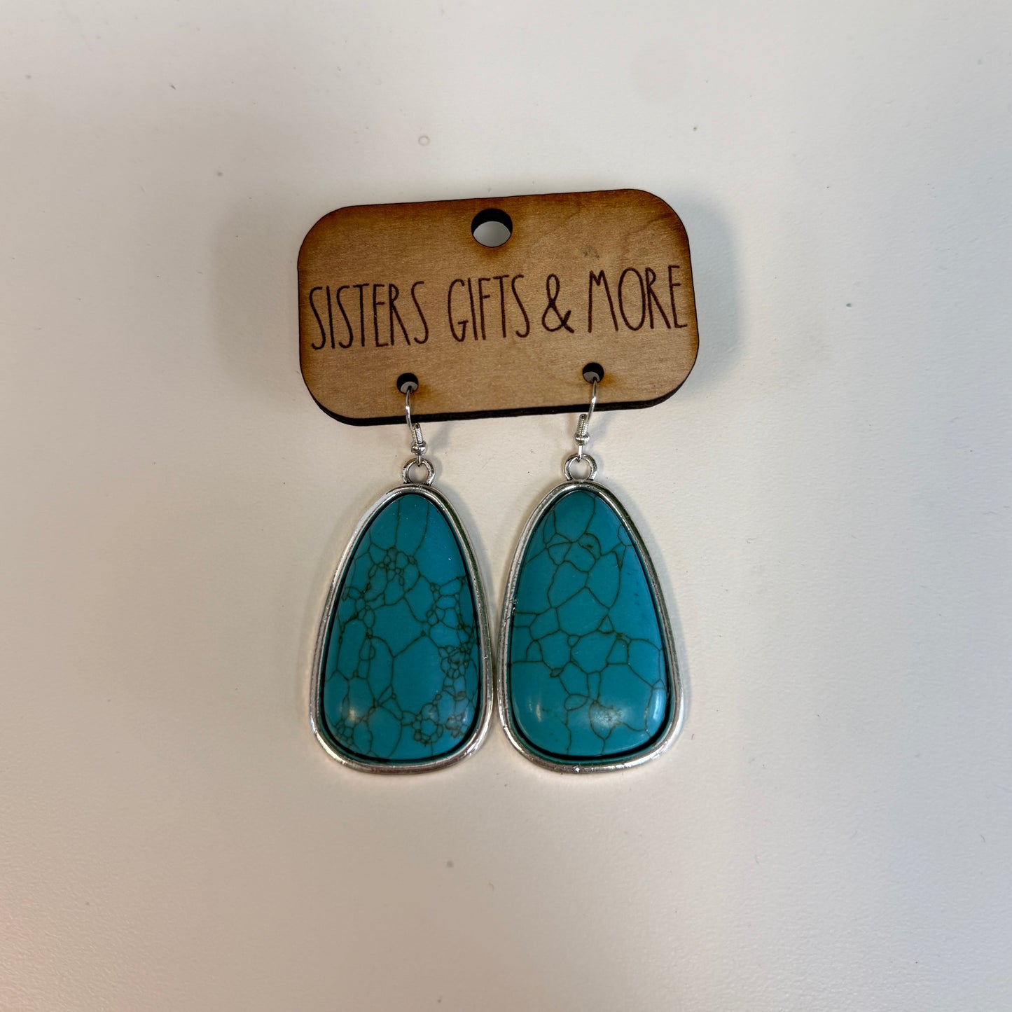 Large Turquoise Earrings