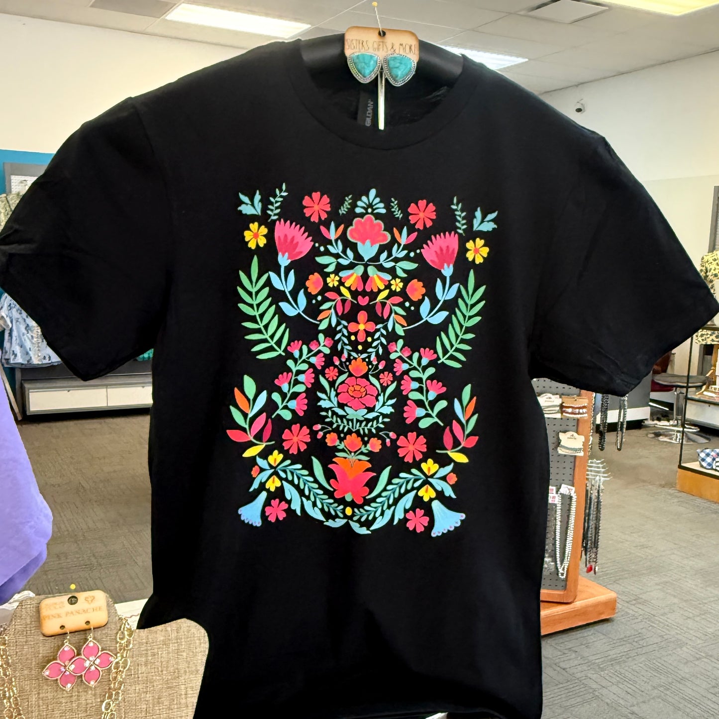 Neon Floral Tee