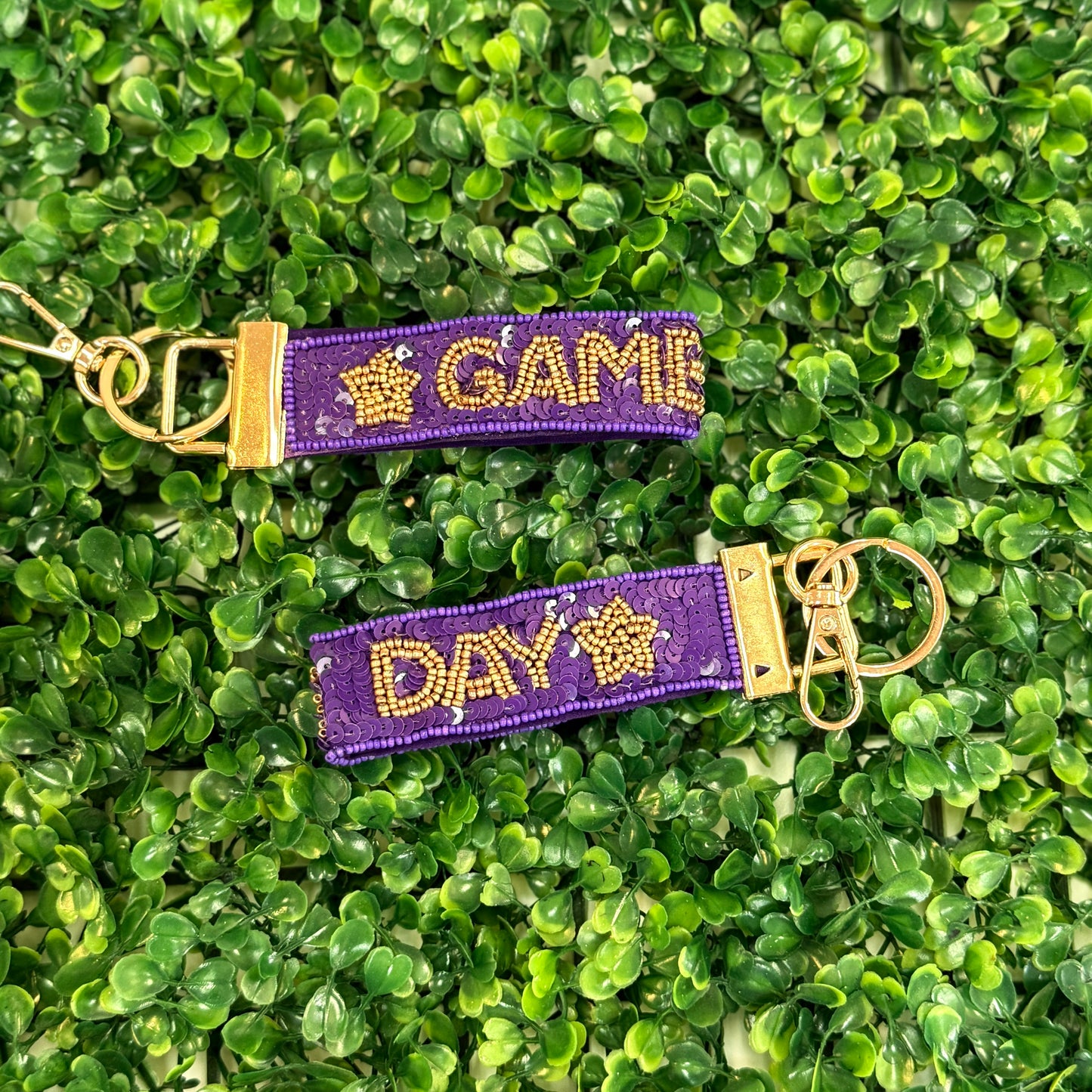 Game Day Sequin/Beaded Wristlet