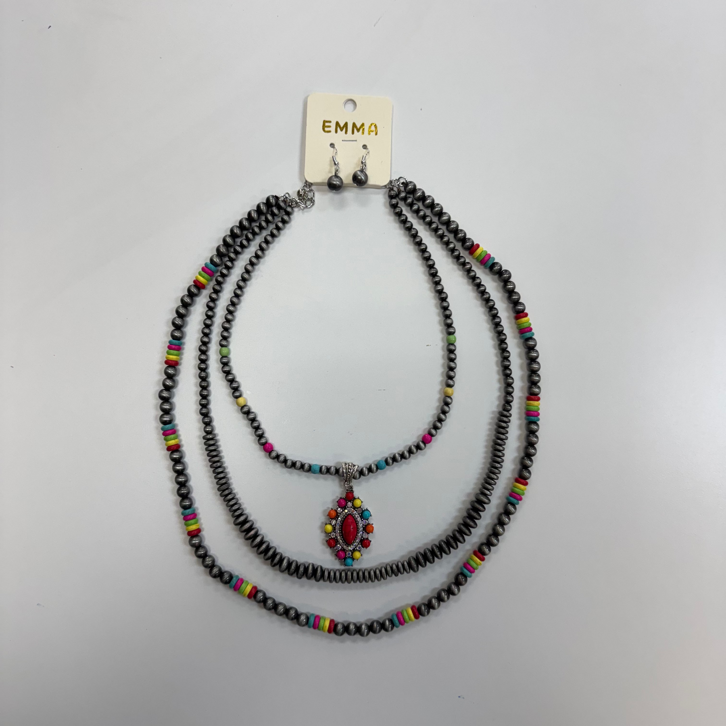 Multicolor Necklace Set