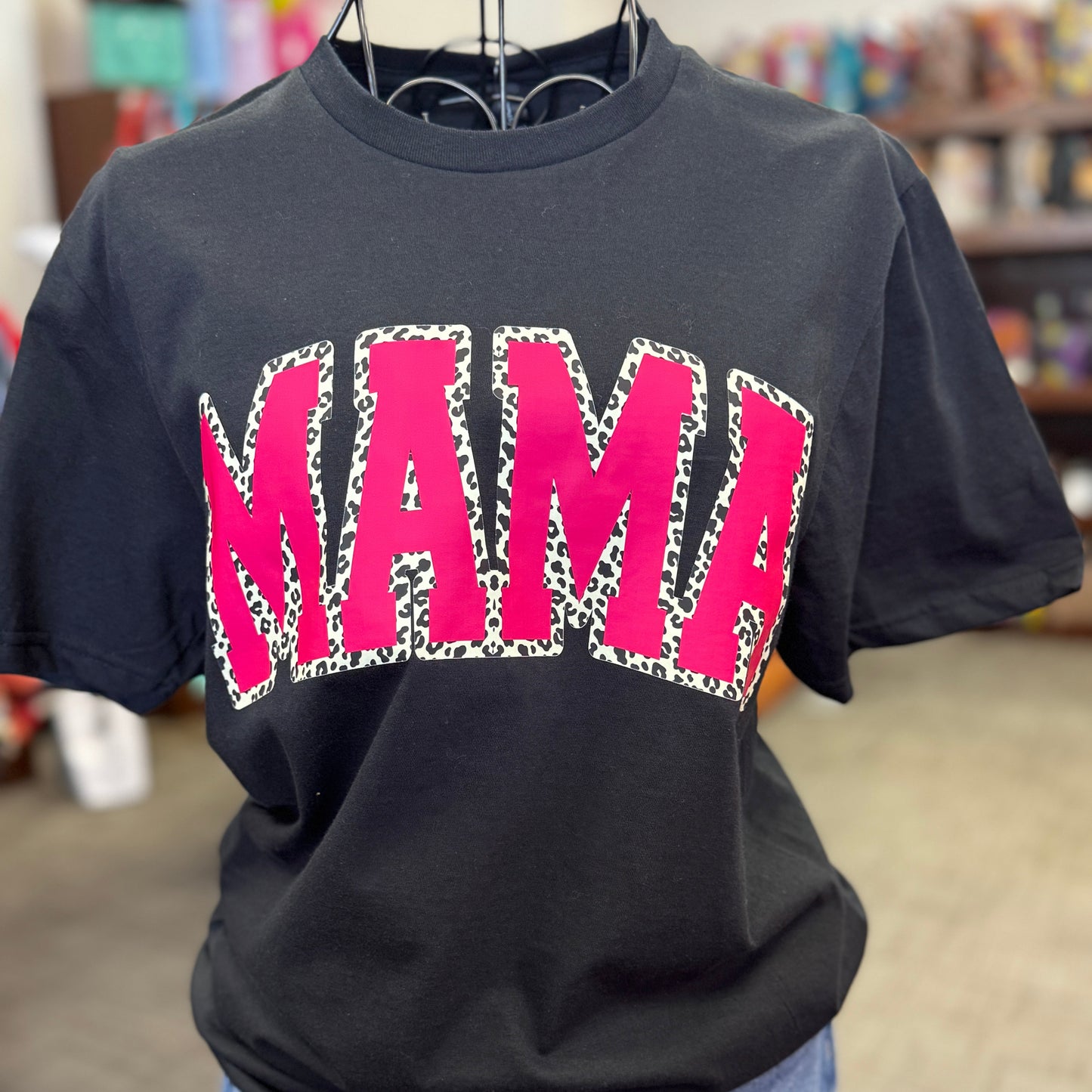 Mama on Black Tee
