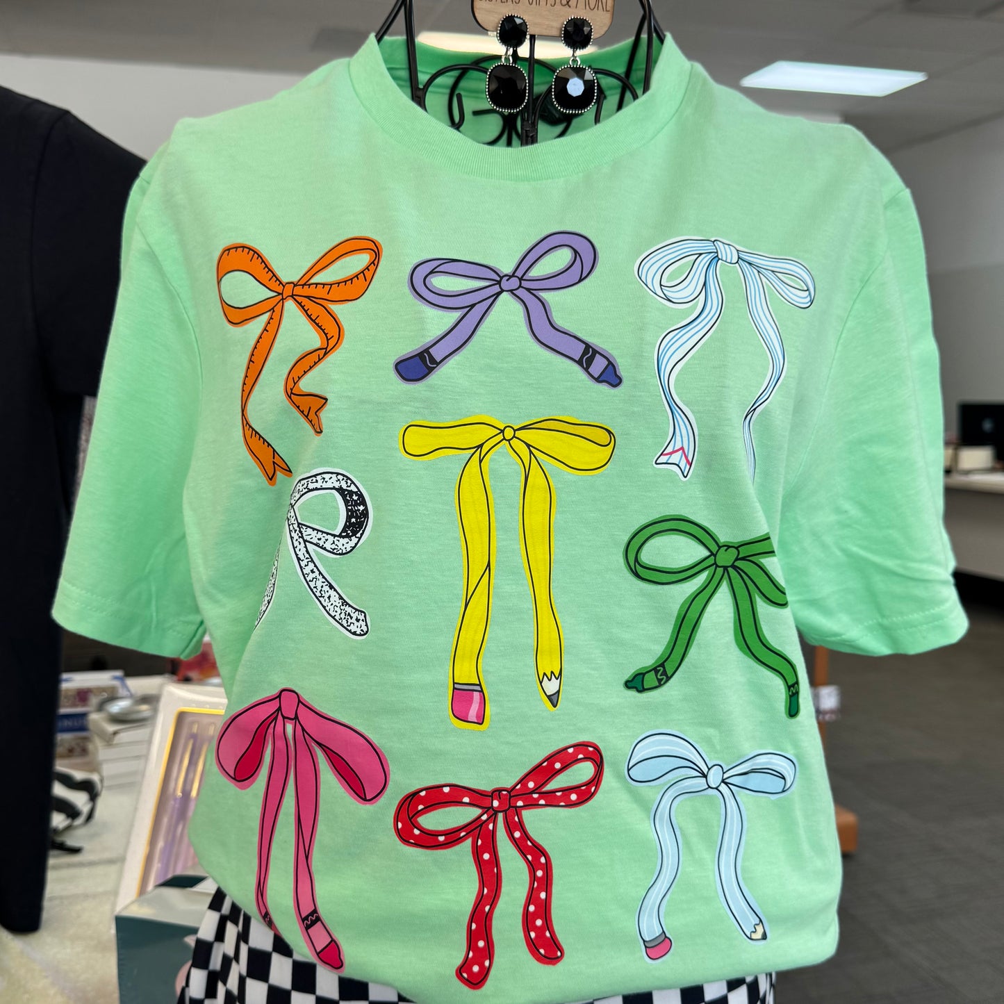 School Supply Bows Tee