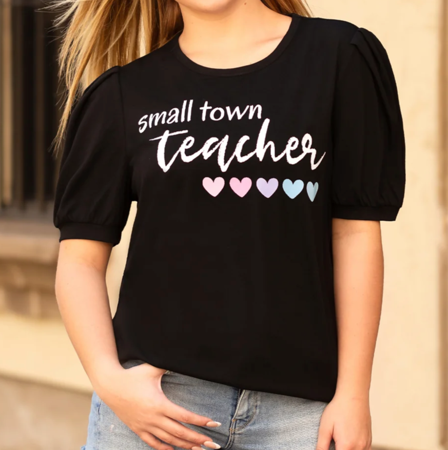 Small Town Teacher Top