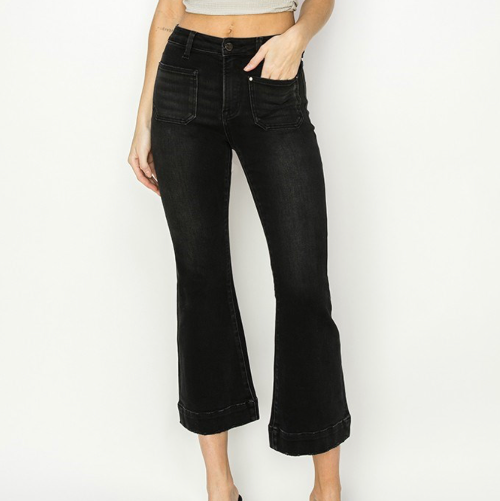 HR Patch Pocket Black Risen Jeans