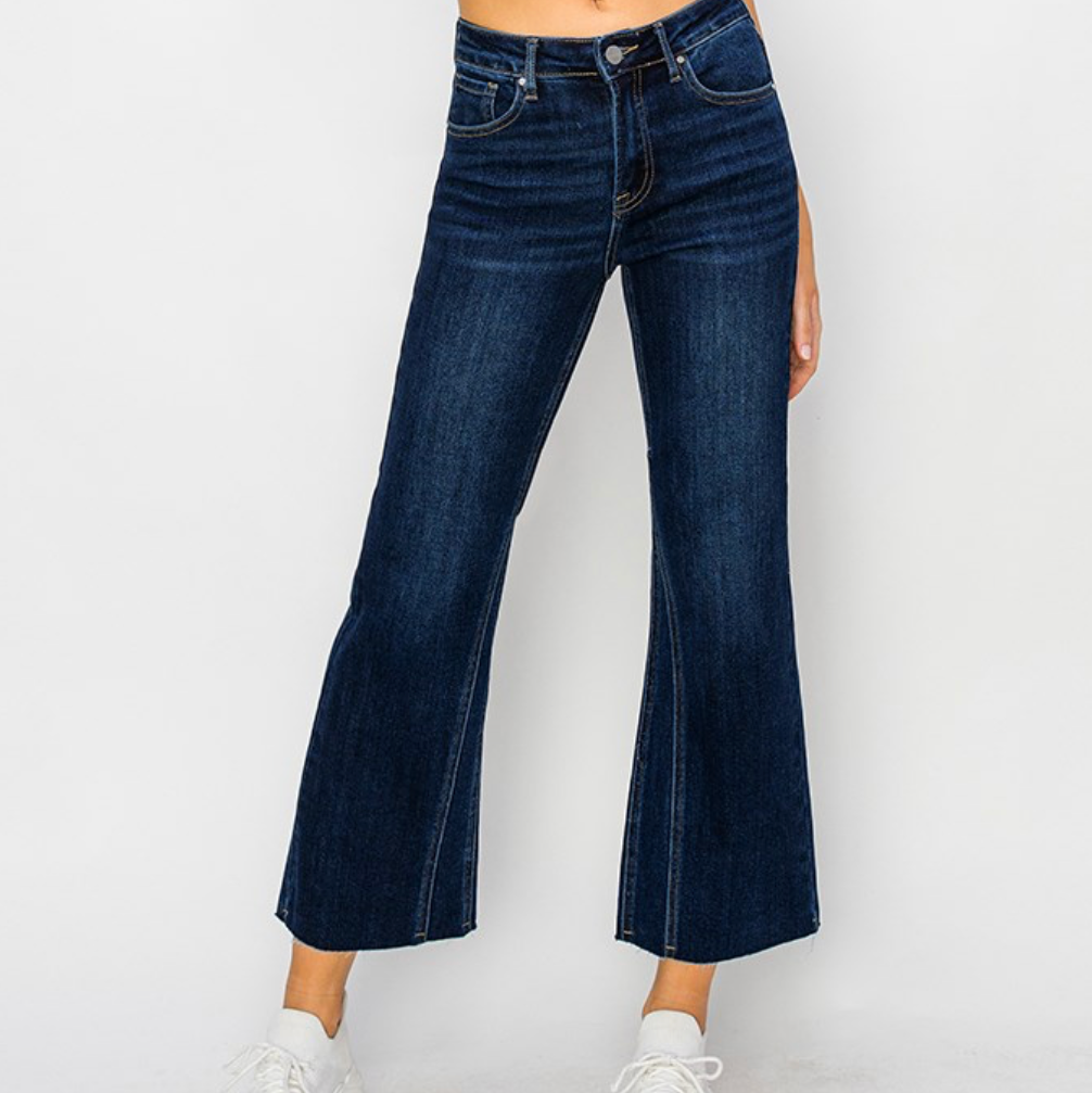 MR Flare Seam Detailed Risen Jeans