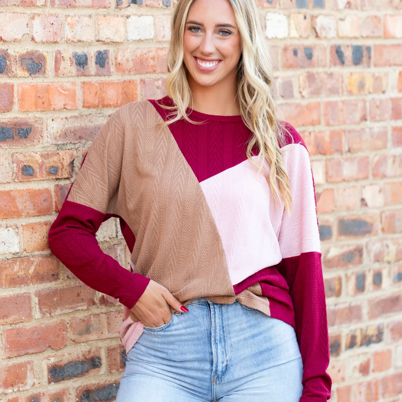 Color Block Sweater