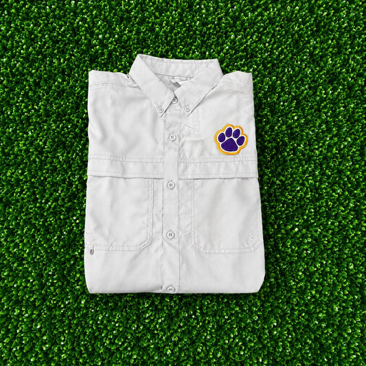Men's Shirt-Silver w/Paw