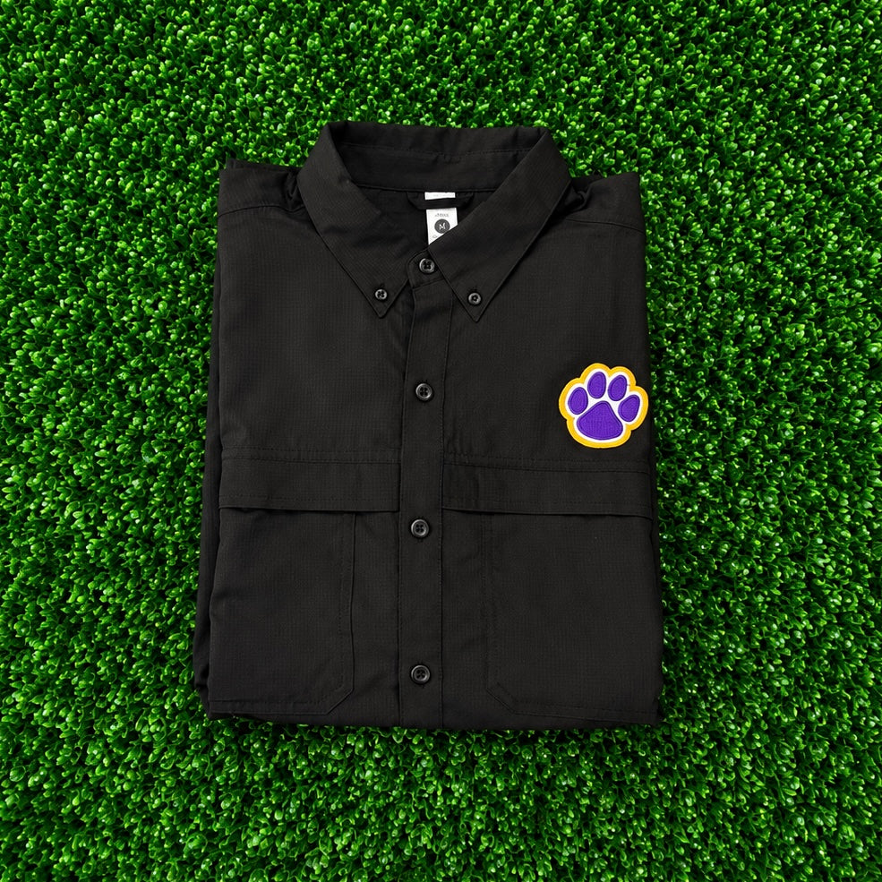 Men's Shirt-Black w/Paw