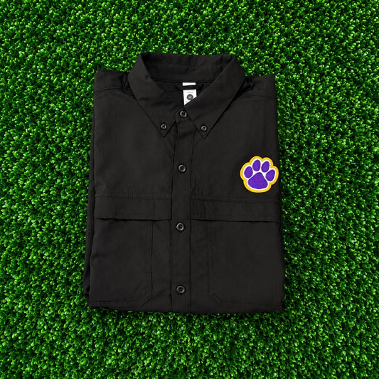 Men's Shirt-Black w/Paw