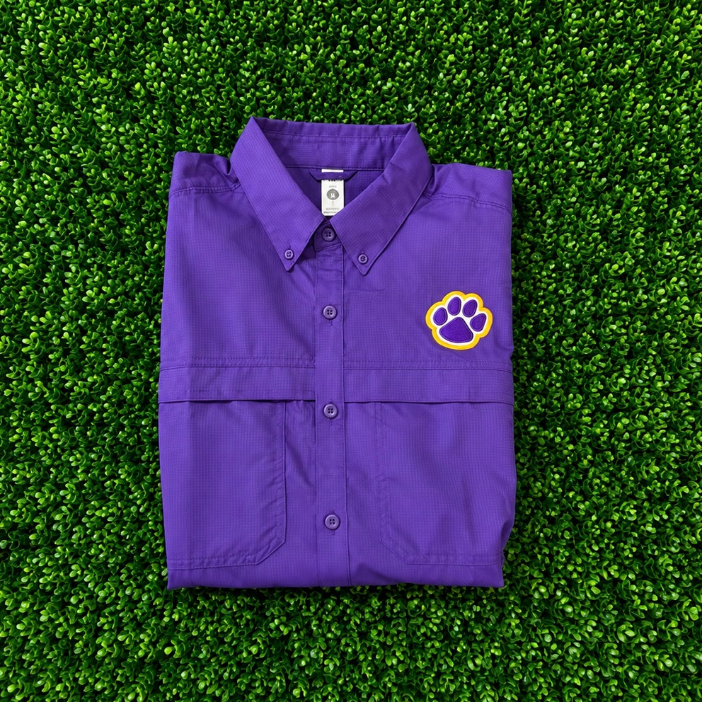 Men's Shirt-Purple w/Paw