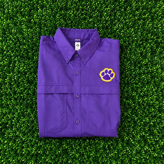 Men's Shirt-Purple w/Paw