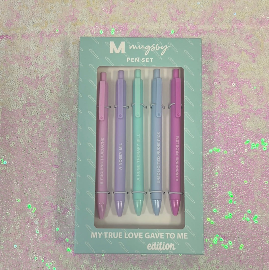 My True Love Gave to Me Pen Set