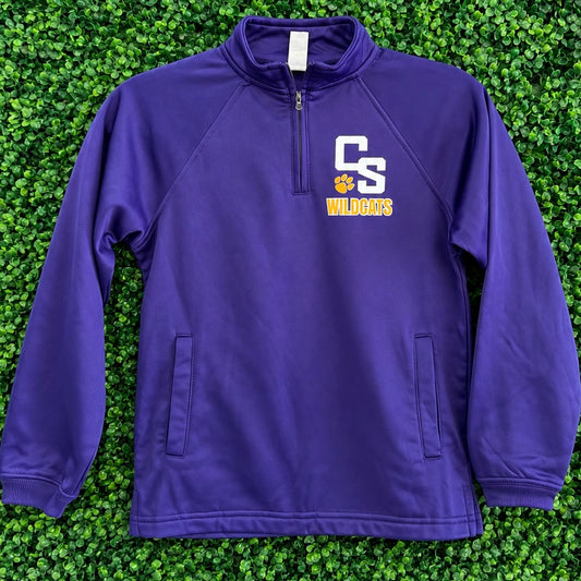 Purple 1/4 Zip CS Paw