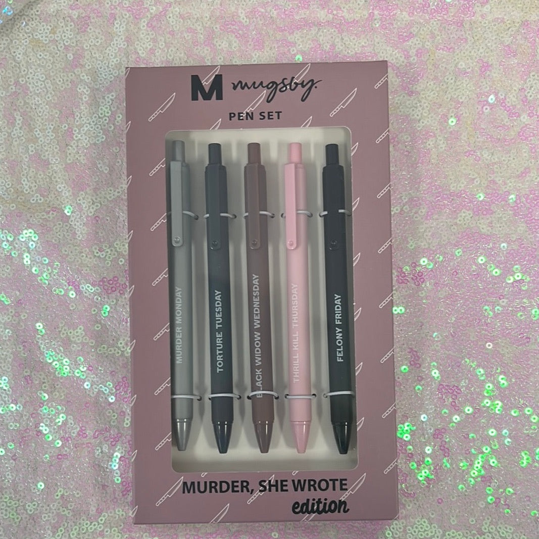 Murder She Wrote Pen Set