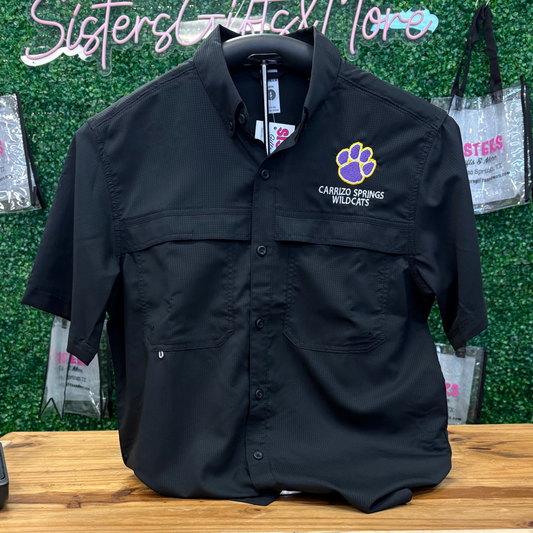 CS Wildcats Men's Shirt-Black