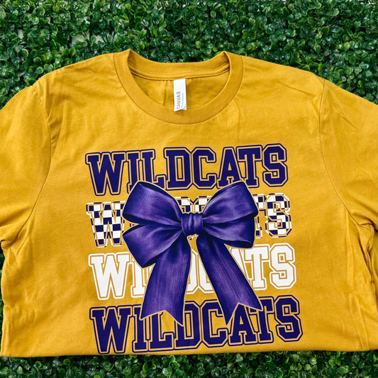 Wildcats Coquette Bow