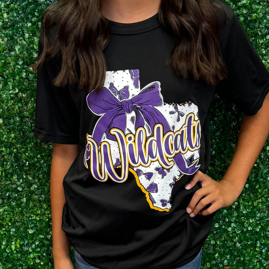 Youth Texas Bow Wildcats Tee