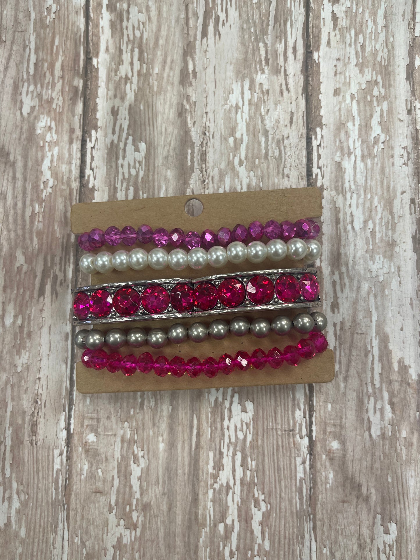Pink Stackable Bracelet