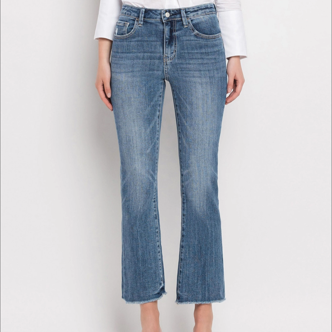 Lovervet High Rise Kick Flare Jeans