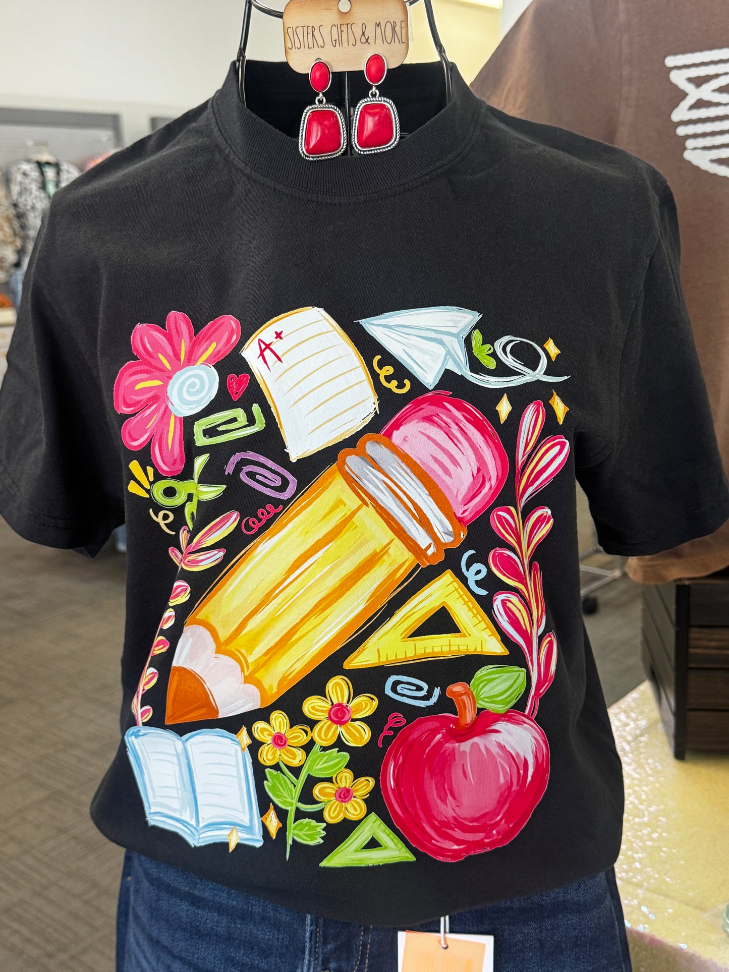 Floral Pencil Coquette Tee