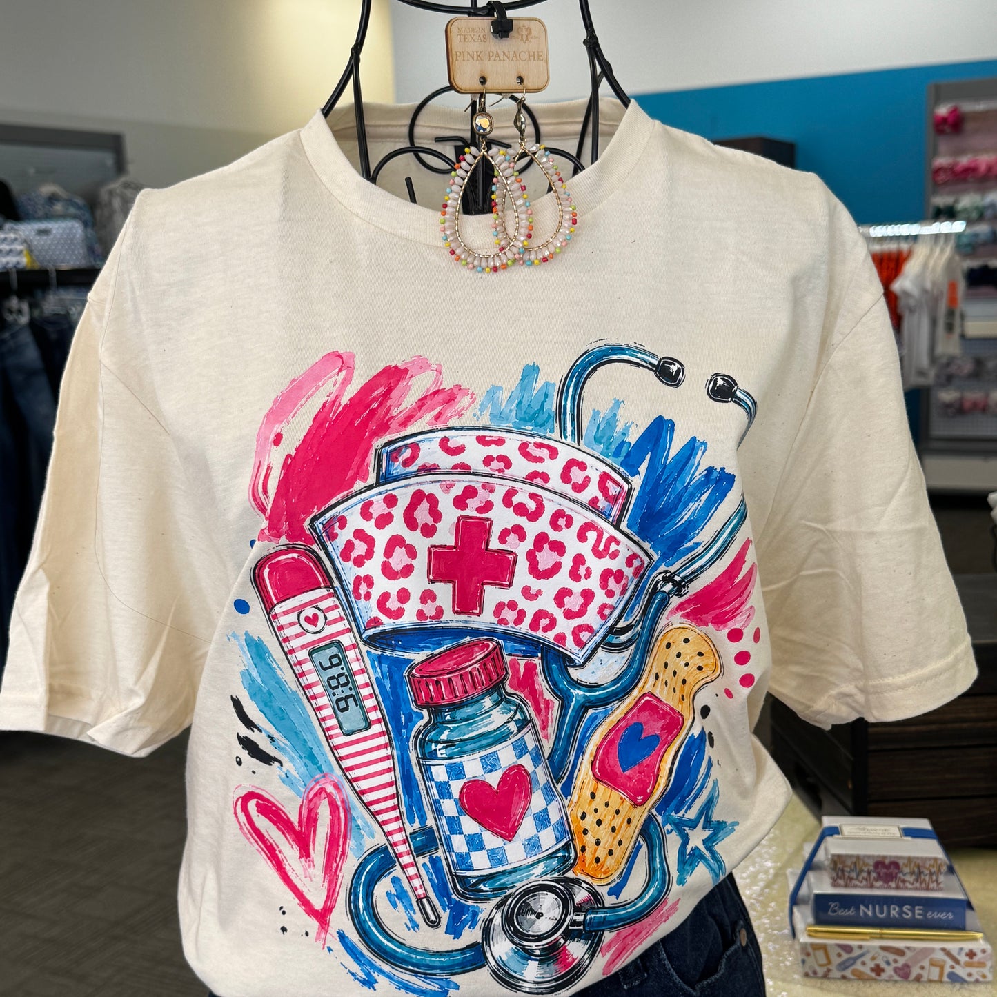 Colorful Nurse Tee