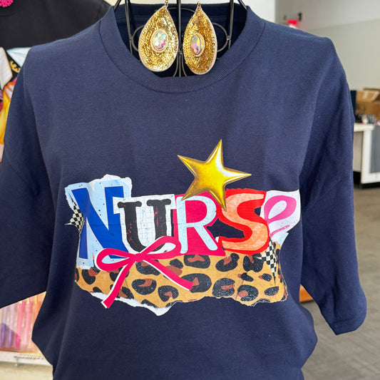Cheetah Nurse Tee