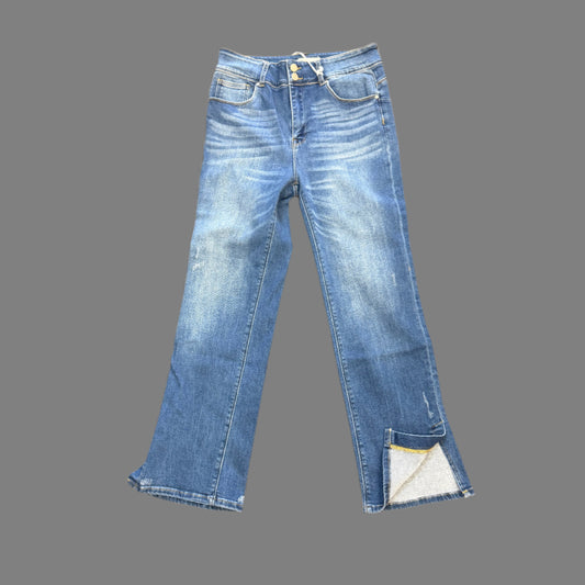 Risen 2 Button Straight Leg Jeans