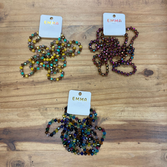 60" Beaded Necklace