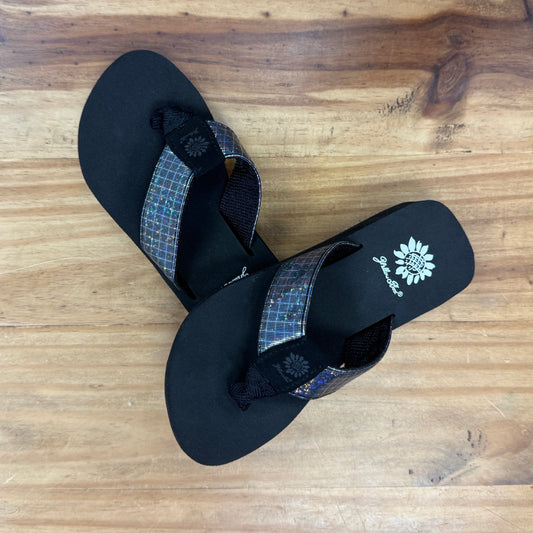 Yellowbox Girl's Sandals-Shiny Silver