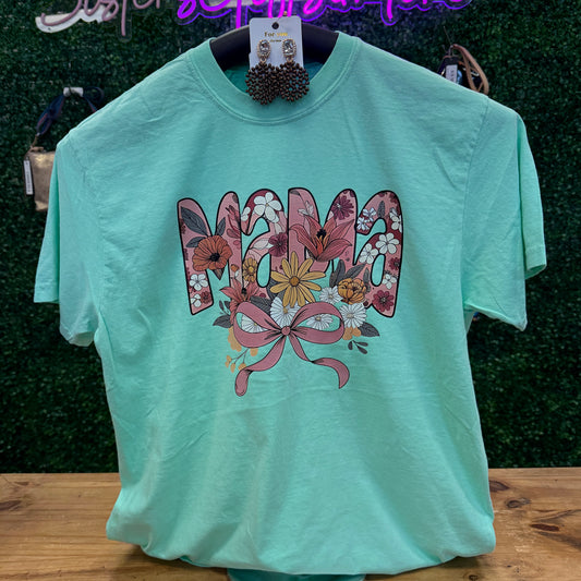 Mama with Bow Tee