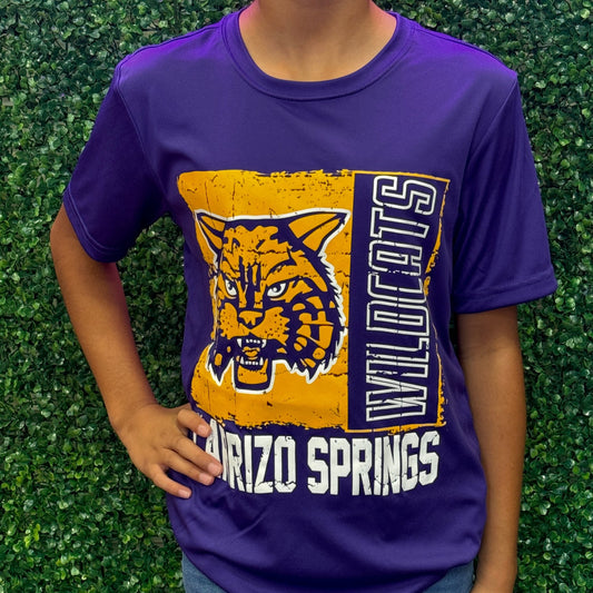 Youth Wildcat Flag Tee