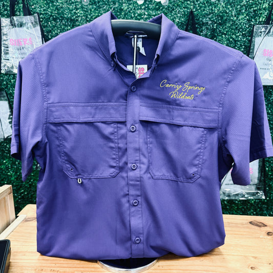 CS Wildcats Men's Shirt-Purple